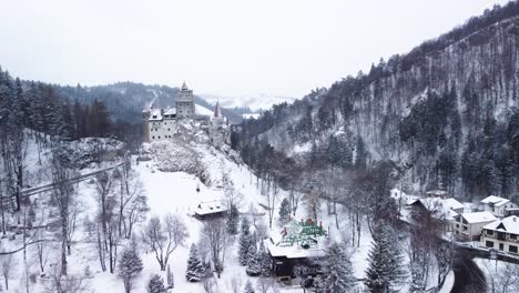 布蘭城堡穿著雪, 德拉庫拉的傳奇風景