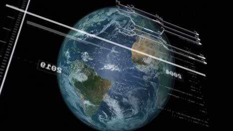 Animation-of-data-processing-over-globe