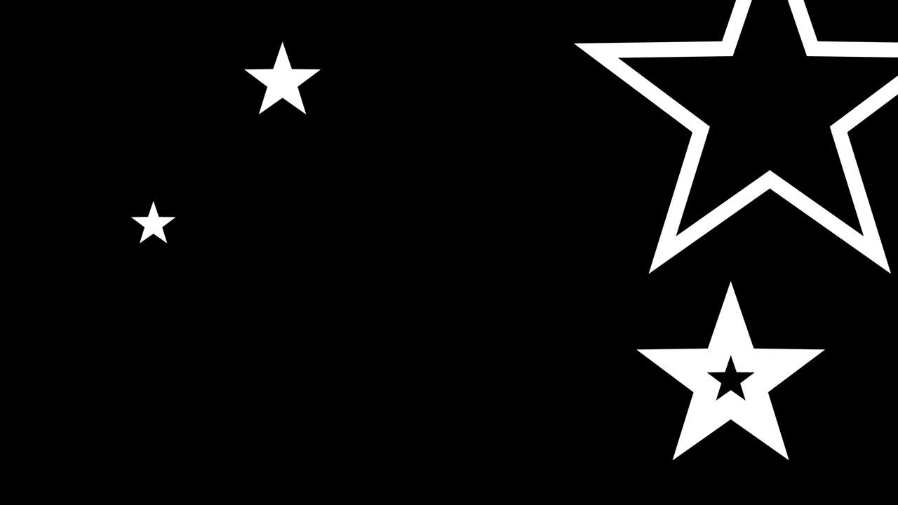 Shape animation star spreading motion graphics