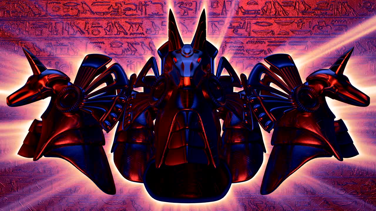 el bucle de la cabeza de anubis vj