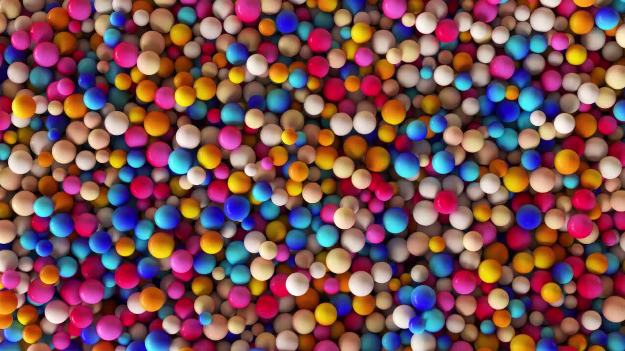 patrón de esfera abstractamente colorido