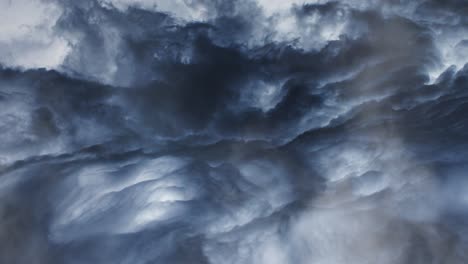 a flash of lightning within a cumulonimbus cloud, a thunderstorm