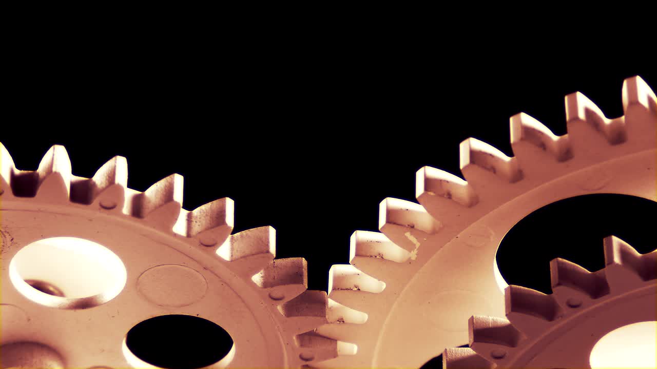 추상적인 레트로 시계 기어