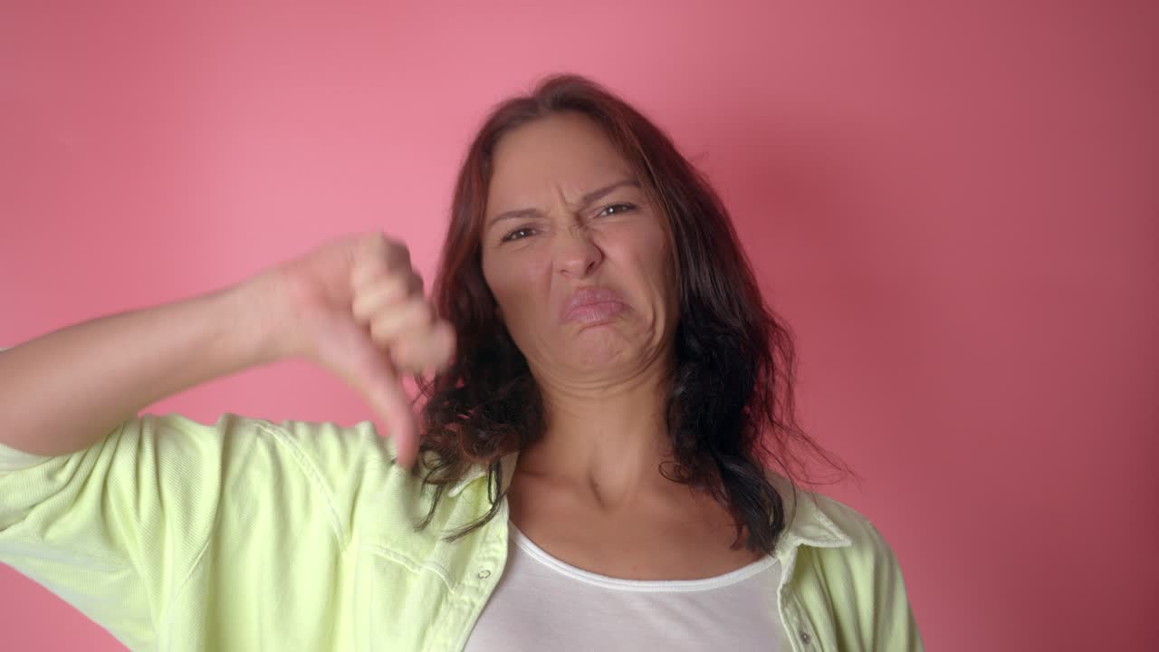 Woman Showing Disapproval