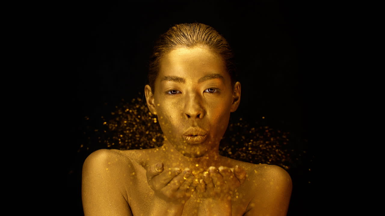 Golden Goddess Portrait