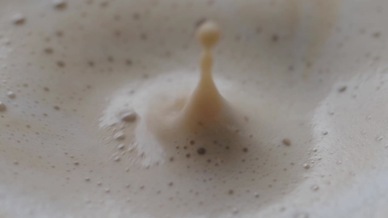 Close-up of Coffee Foam