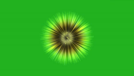 luces mágicas gráficos de movimiento de pantalla verde