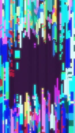 motion graphic of glitch background