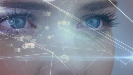 ojos femeninos enfocados