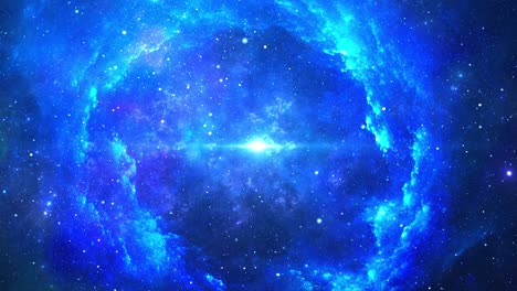 brillante espacio profundo viajando nebulosa con estrellas universo infinito y noche estrellada ciencia rotación