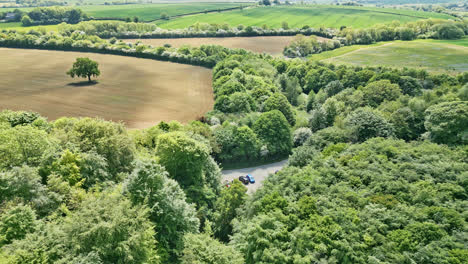 drone footage reveals uk summer park