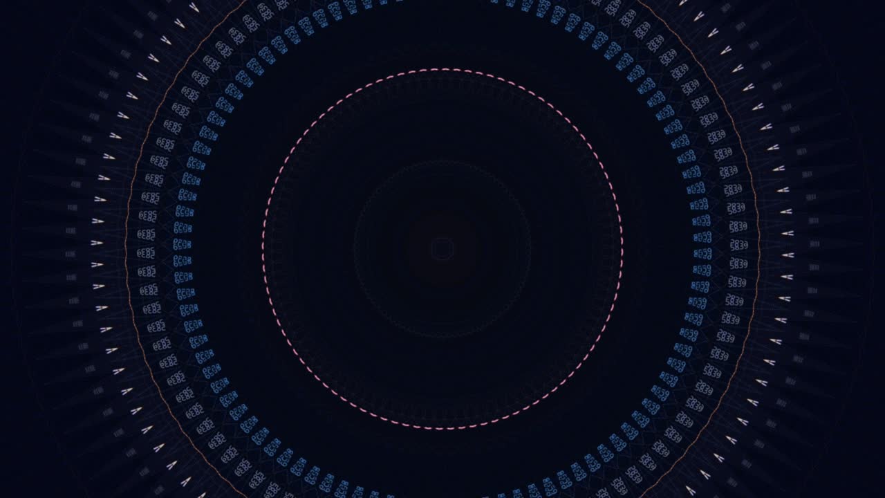 추상적인 원형 만달라 패턴