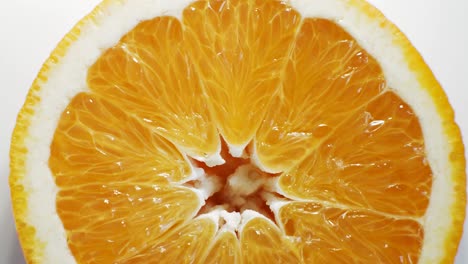 las rebanadas de naranja giratorias.