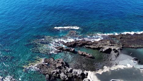 piscina natural aérea, los gigantes, tenerife islas canarias en españa