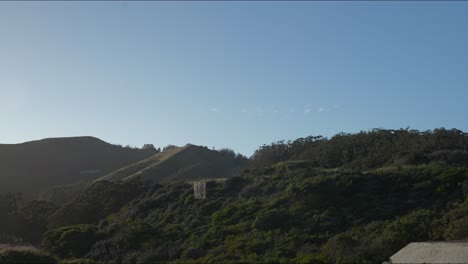 Fort-Brag-Time-Lapse-During-Late-Afternoon