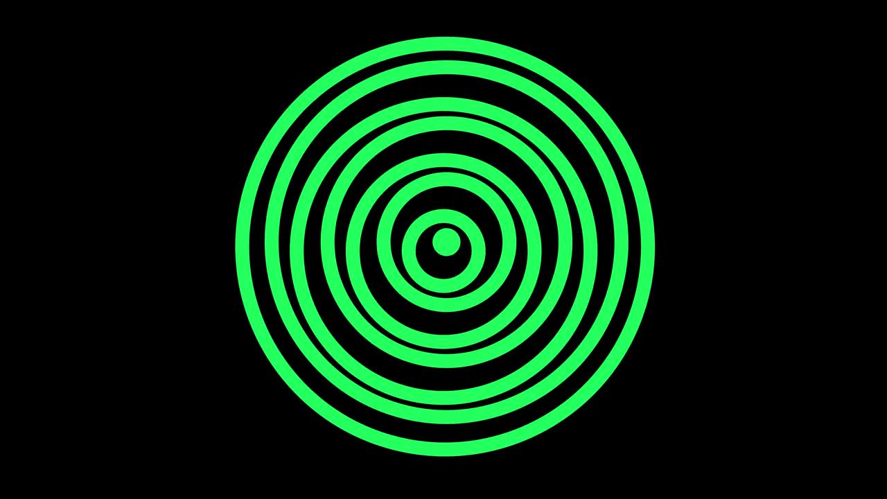 modelo de video 4k con efecto estroboscópico e hipnótico, en formato de video 16: 9.
