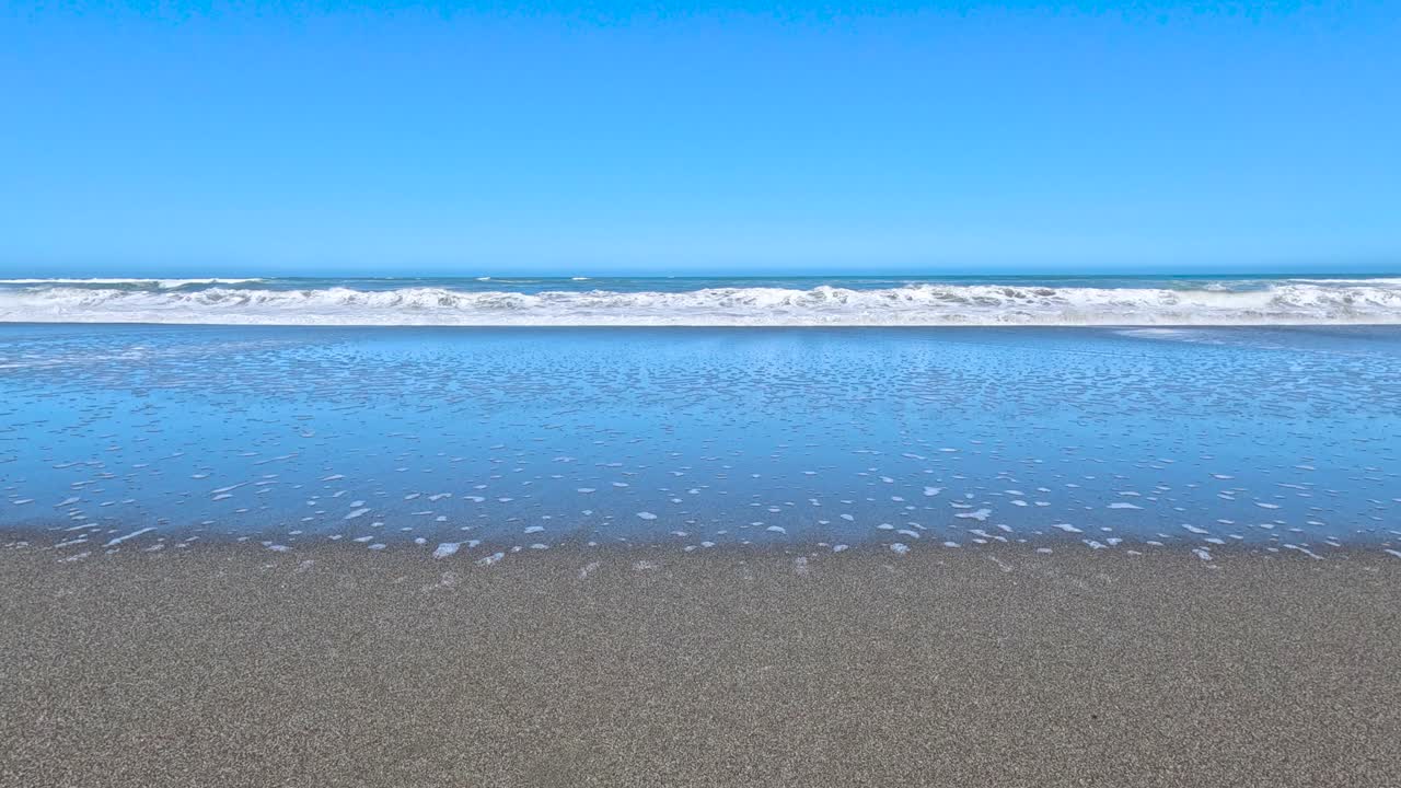 캘리포니아 해변의 태평양 파도