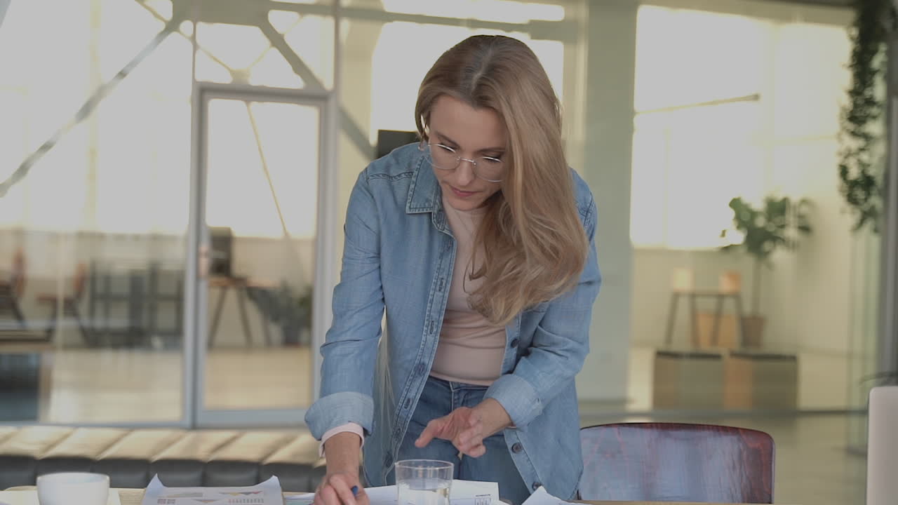 International Women's Day. Business mature female working.