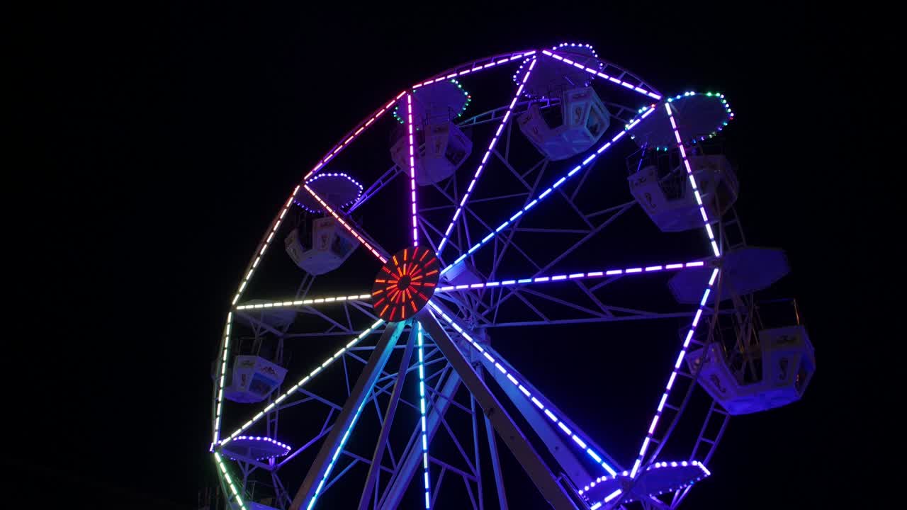 Ferris Wheel Night Lights
