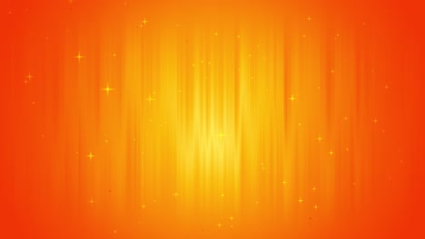 4k moving orange background with glittering yellow light.