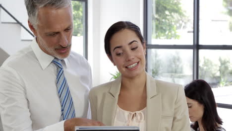 business people using a digital tablet