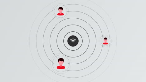 conectividad de red wifi