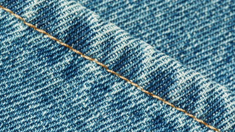 close-up of denim fabric
