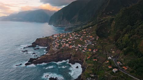 witness the enchanting seixal coast at sunset through stunning drone footage capturing the coastline’s golden glow.