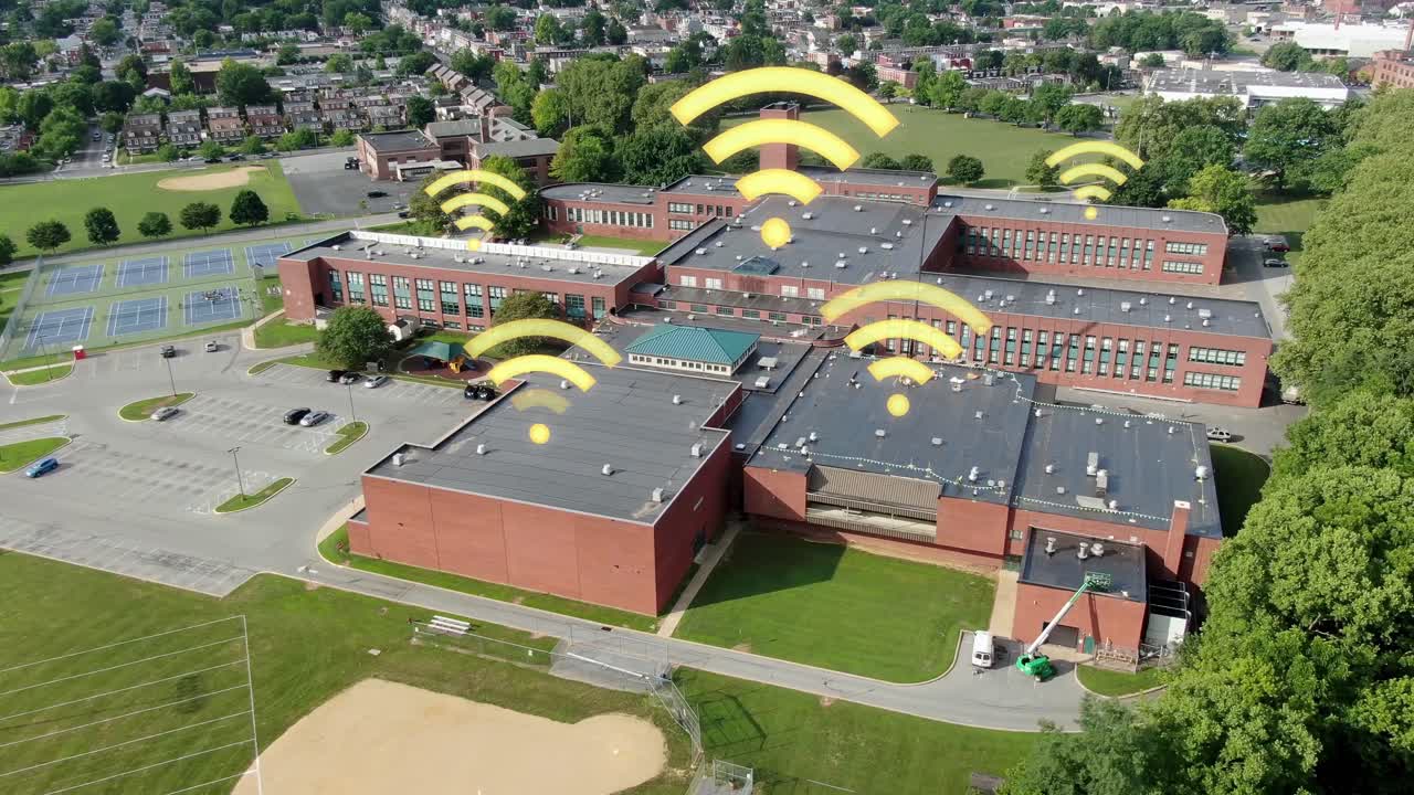escuela, tema universitario de telecomunicaciones.