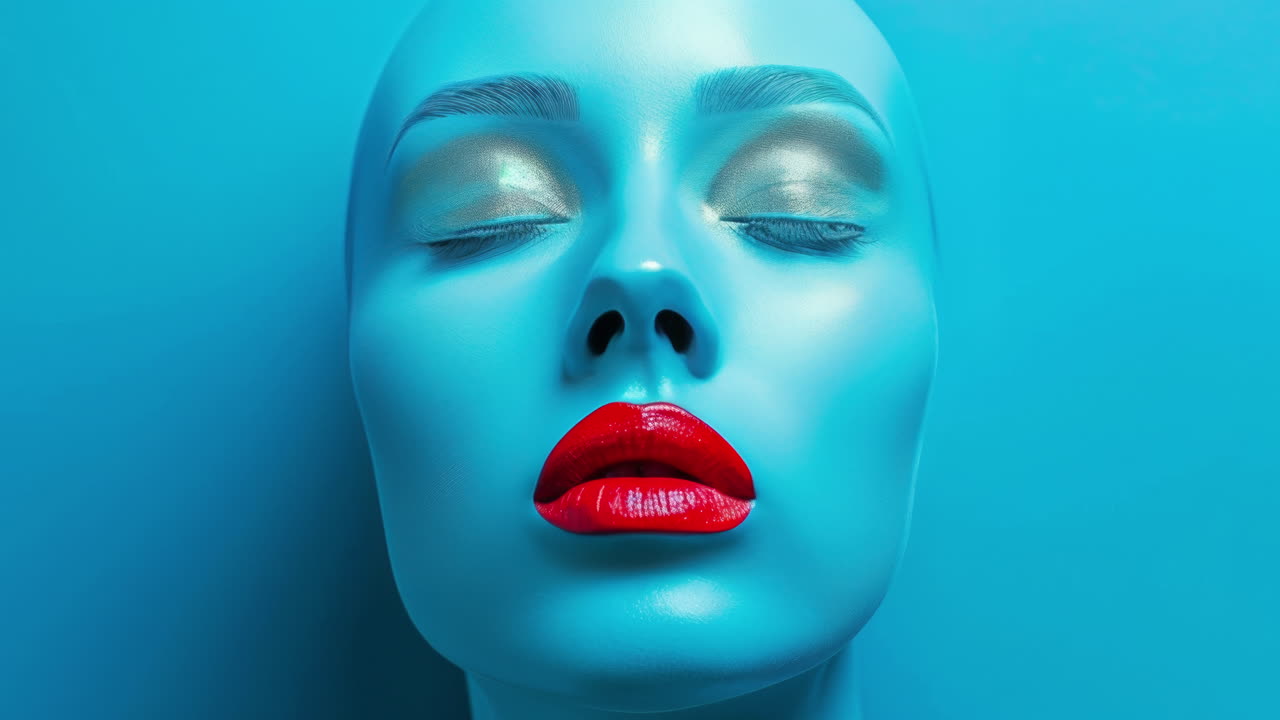 아름다운 인형 여성들의 헤드