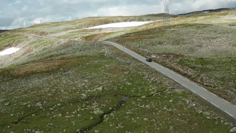 a drive over the aurlandsfjellet plateau