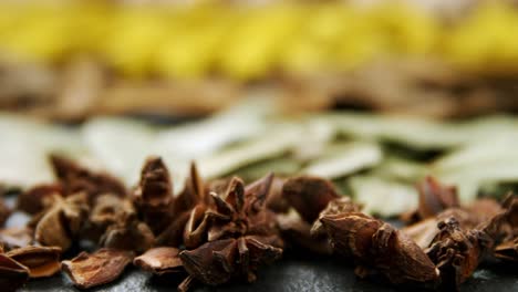 various spices in plate 4k