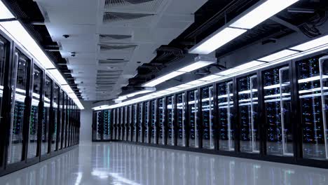 interior moderno del centro de datos