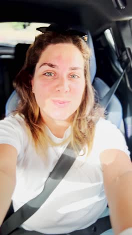 relaxed summer vlogging from car seat
