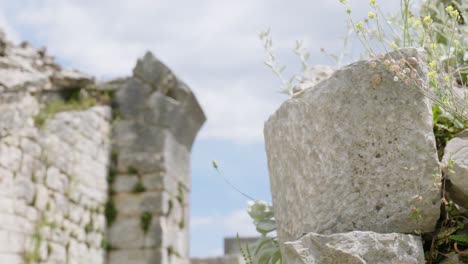Roman ruins from the ancient province Capital of Dalmatia. Salona, Croatia, clip 7