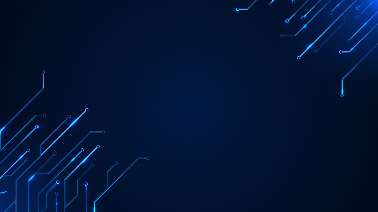 Futuristic motherboard circuit graphic loop animation background cyber computer electronic hi tech