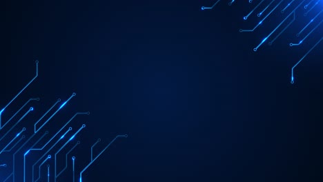 futuristic motherboard circuit graphic loop animation background cyber computer electronic hi tech