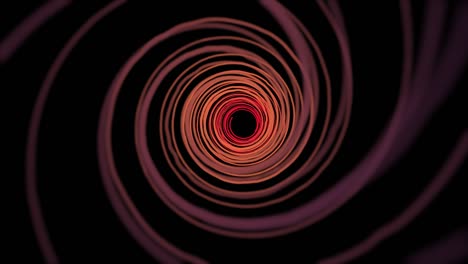 espirales de neón sin fin