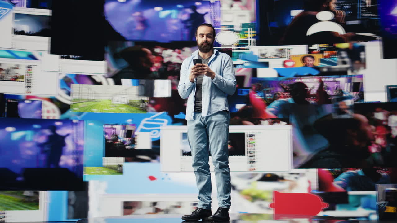 Social media user enjoying innovation and tech tools to boost engagement