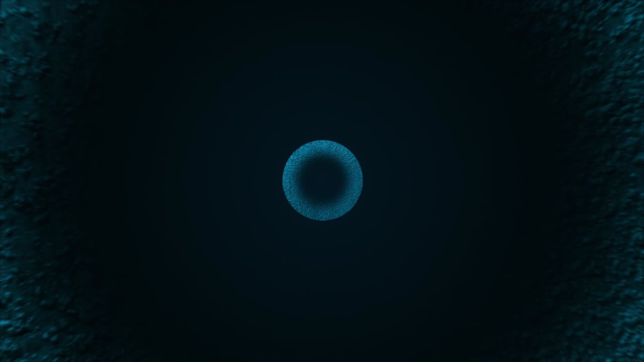 Computer generated concentric colorful circles. 3d rendering of abstract background