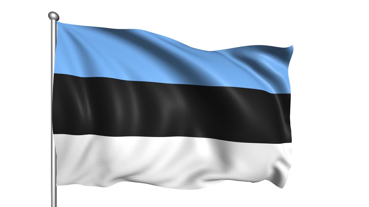 에스토니아의 발과 바람에 직물 구조 (알파 채널, loopable)