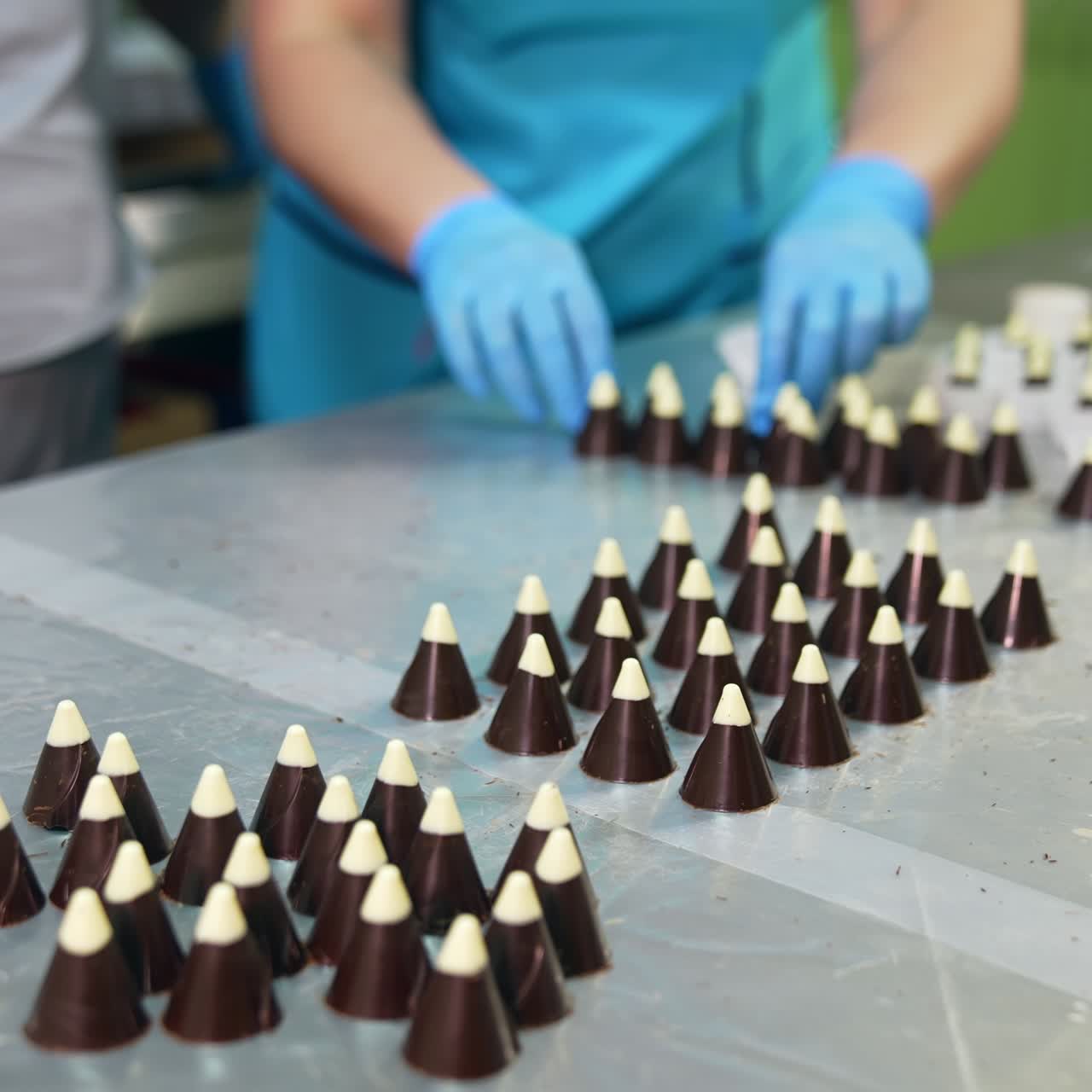Chocolate cone making