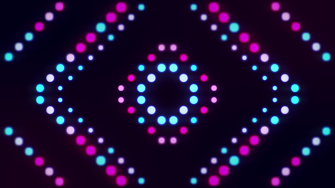 Animated Led Lights Looping Video Background With Bright Purple And Blue Colors