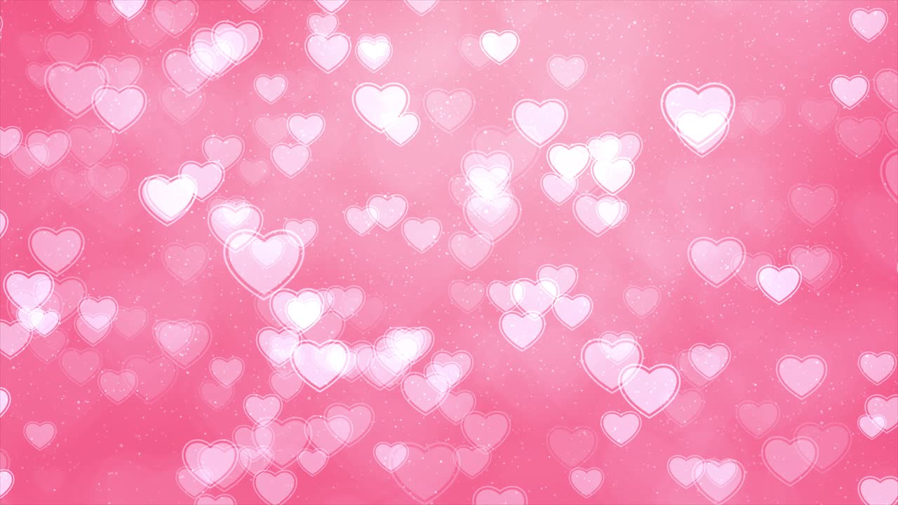 fondo de corazones rosados