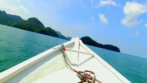 Lancha-Rápida-En-La-Isla-De-Langkawi,-Malasia