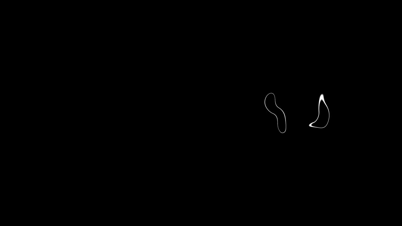 Distorted circle spread loop animation motion graphics