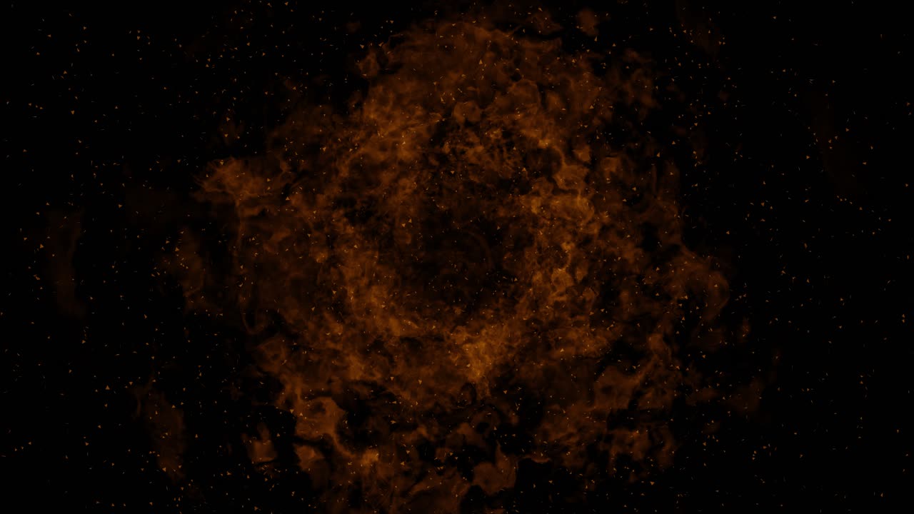 colección de múltiples explosiones de estrellas