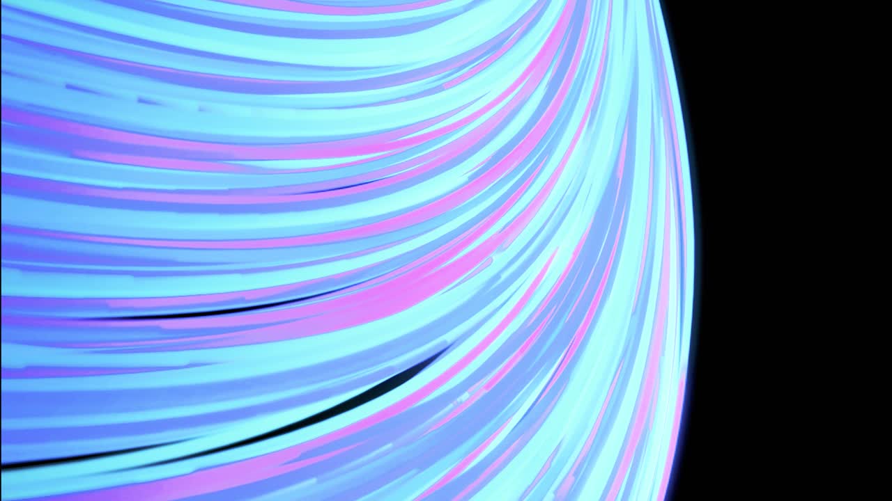 Abstract Glowing Lines