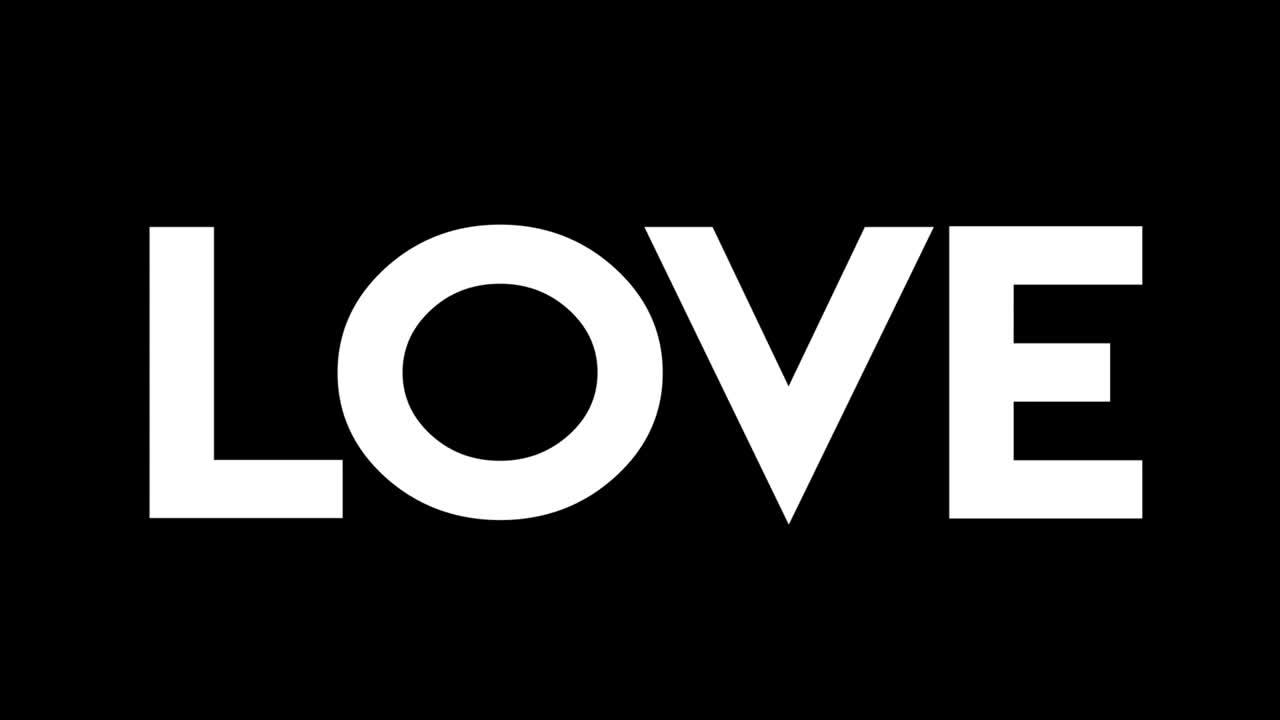 amor. día de los enamorados. boda. texto de neón con sombra. diseño de tendencia moderna, cartel de neón nocturno, publicidad brillante nocturna, pancarta de luz, arte ligero. luz azul neón y rosa parpadeando en un fondo oscuro.