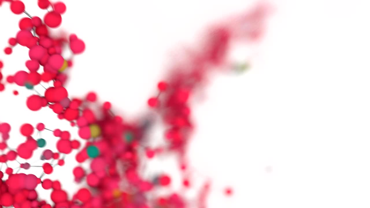 4k 추상 분자 네트워크 연결